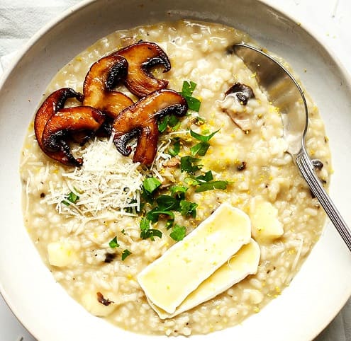 Creamy Mushroom Risotto Recipe